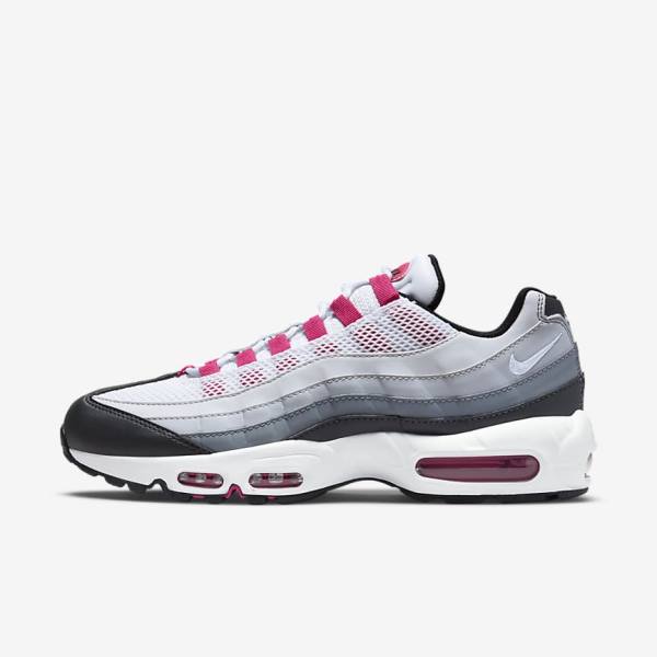 Nike Air Max 95 Naisten Tennarit Tummanharmaat Harmaat Valkoinen | NK516XIW