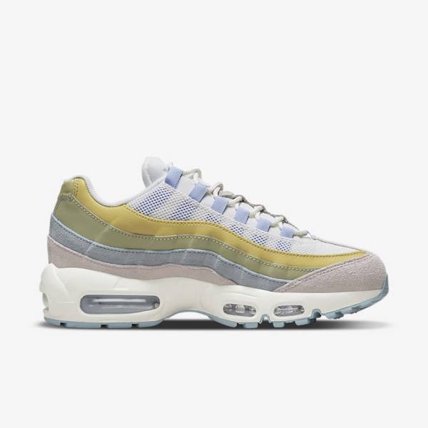 Nike Air Max 95 Naisten Tennarit Vaaleansininen Oliivinvihreä | NK973THF