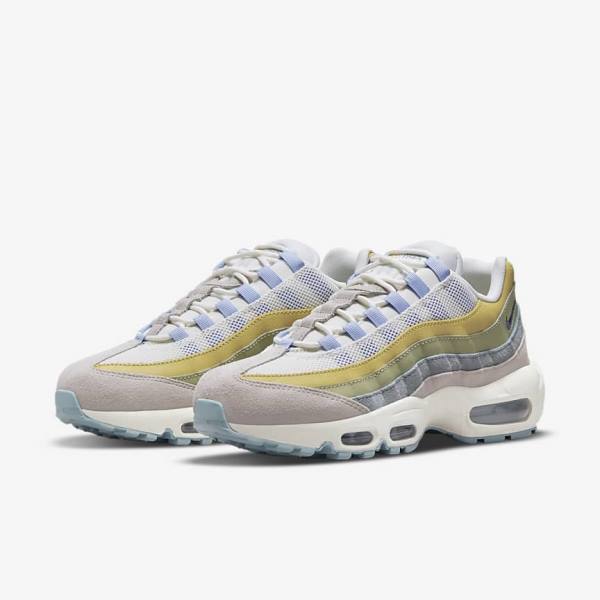 Nike Air Max 95 Naisten Tennarit Vaaleansininen Oliivinvihreä | NK973THF