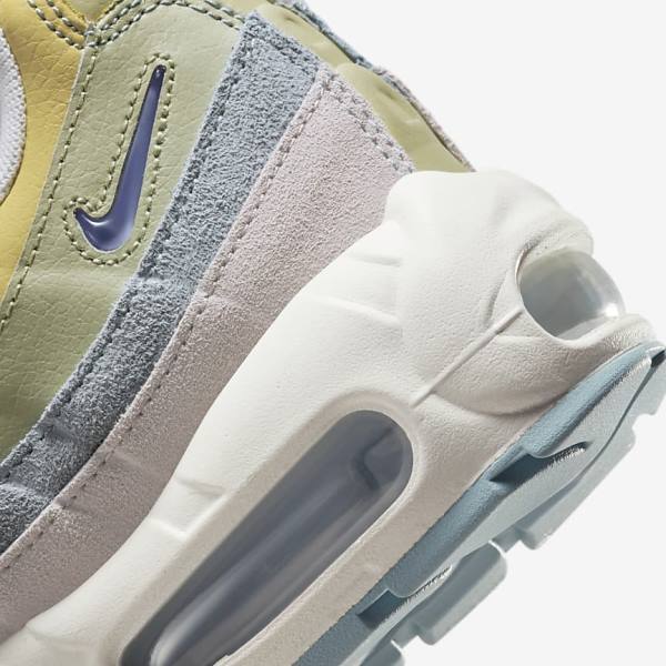 Nike Air Max 95 Naisten Tennarit Vaaleansininen Oliivinvihreä | NK973THF