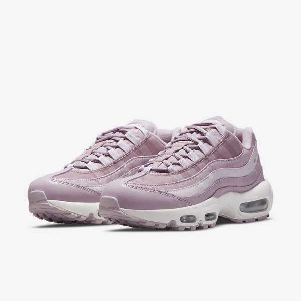 Nike Air Max 95 Naisten Tennarit Violetit Valkoinen Metal Hopea | NK278YLM