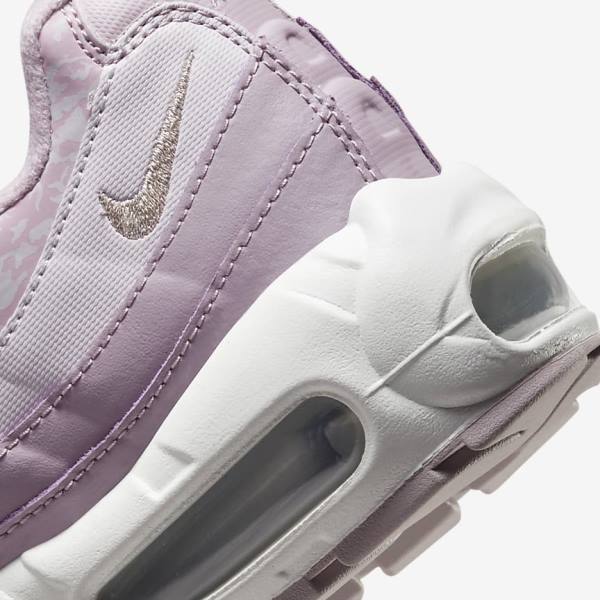 Nike Air Max 95 Naisten Tennarit Violetit Valkoinen Metal Hopea | NK278YLM