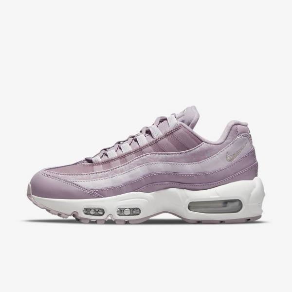 Nike Air Max 95 Naisten Tennarit Violetit Valkoinen Metal Hopea | NK278YLM