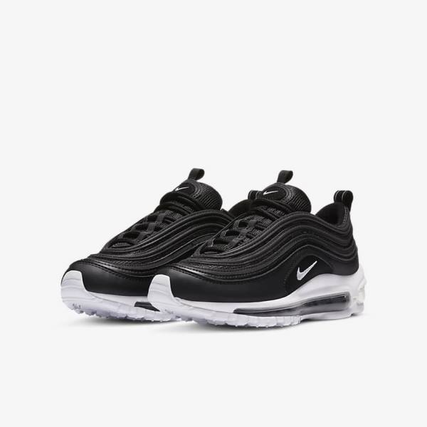 Nike Air Max 97 Older Lasten Tennarit Mustat Valkoinen | NK561MCP