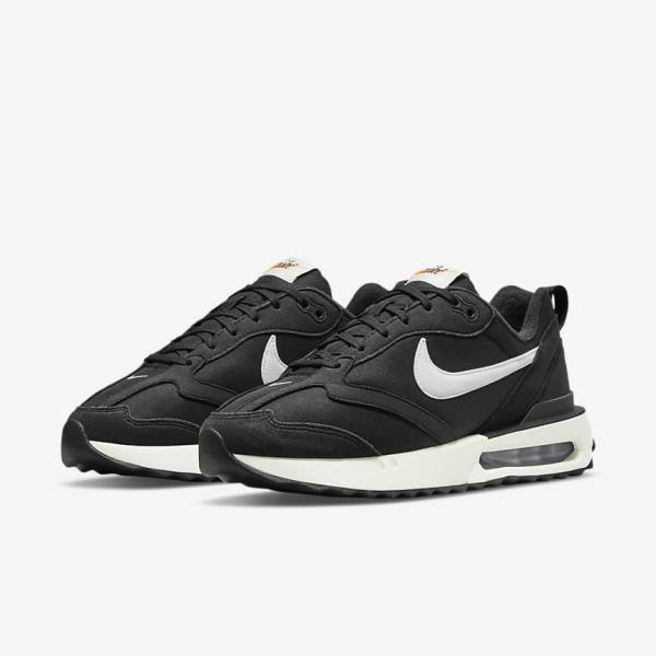 Nike Air Max Dawn Naisten Tennarit Mustat Metal Hopea Oranssi Valkoinen | NK120NSJ