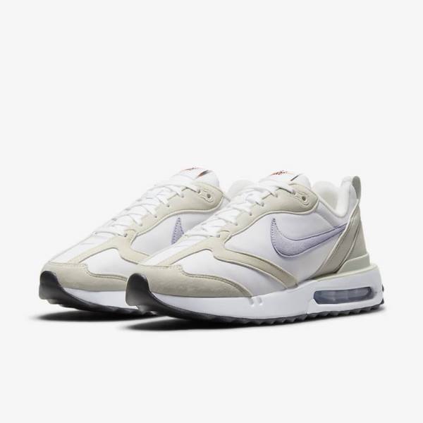 Nike Air Max Dawn Naisten Tennarit Valkoinen Vaaleanbeige Mustat Violetit | NK793BPU