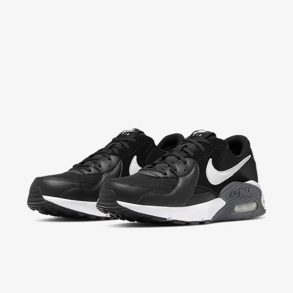 Nike Air Max Excee Miesten Tennarit Mustat Tummanharmaat Valkoinen | NK384ZFL