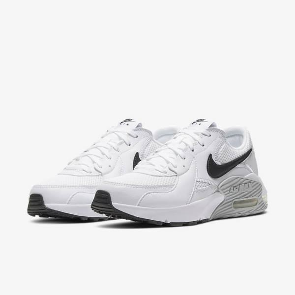 Nike Air Max Excee Naisten Tennarit Valkoinen Platina Mustat | NK045MOZ