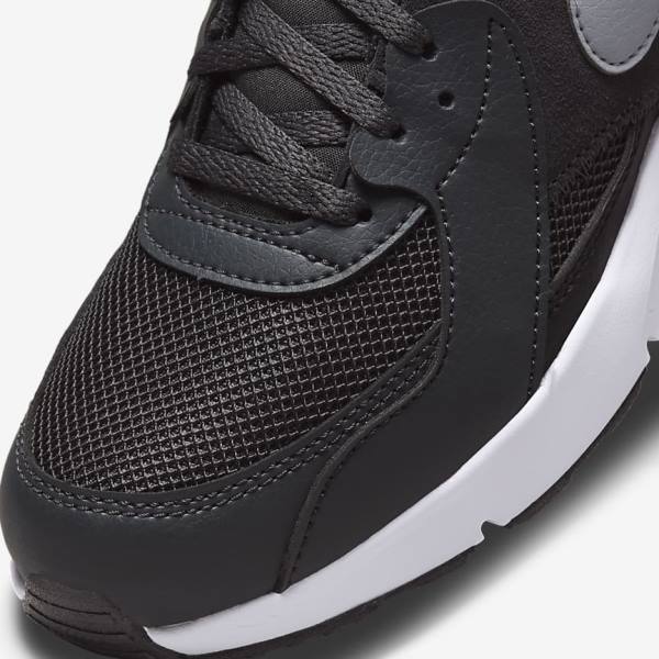 Nike Air Max Excee Older Lasten Tennarit Tummanharmaat Mustat Harmaat | NK391CST