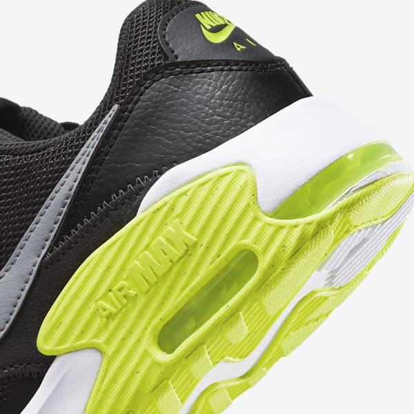 Nike Air Max Excee Older Lasten Tennarit Tummanharmaat Mustat Harmaat | NK391CST