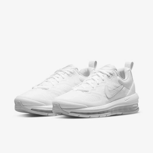 Nike Air Max Genome Naisten Tennarit Valkoinen Platina Valkoinen | NK576WBP