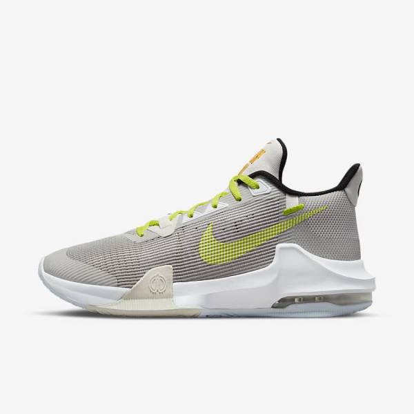 Nike Air Max Impact 3 Miesten Koripallokengät Harmaat Vihreä | NK346WFP