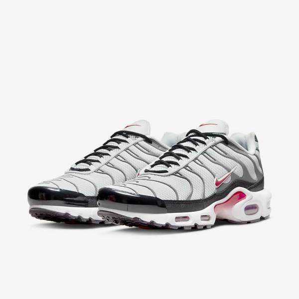 Nike Air Max Plus Miesten Tennarit Harmaat Mustat Punainen | NK537VQU