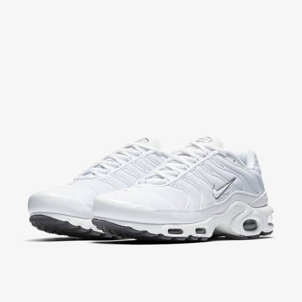 Nike Air Max Plus Miesten Tennarit Valkoinen Mustat Harmaat Valkoinen | NK294BIZ