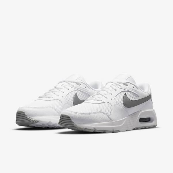 Nike Air Max SC Naisten Tennarit Valkoinen Platina Metal Platina | NK761UEW