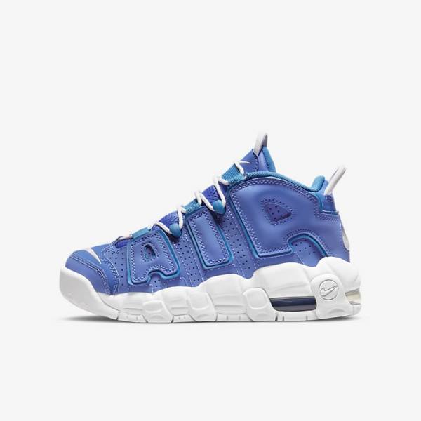 Nike Air More Uptempo Older Lasten Tennarit Sininen Valkoinen | NK390XRE