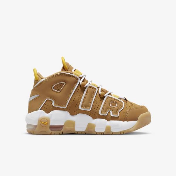 Nike Air More Uptempo Older Lasten Tennarit Ruskea Vaaleanruskea Valkoinen | NK801GJO