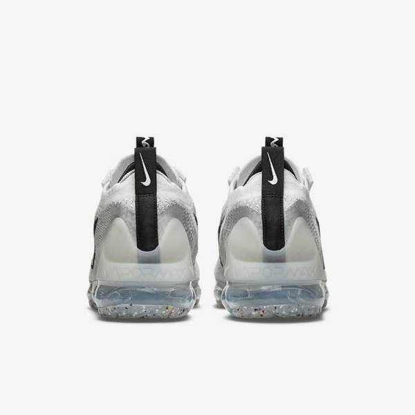 Nike Air VaporMax 2021 FK Miesten Tennarit Valkoinen Mustat Metal Hopea | NK071VDY