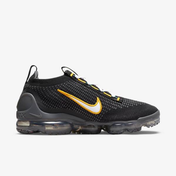 Nike Air VaporMax 2021 FK Miesten Tennarit Mustat Kultaiset Tummanharmaat Valkoinen | NK971MOG