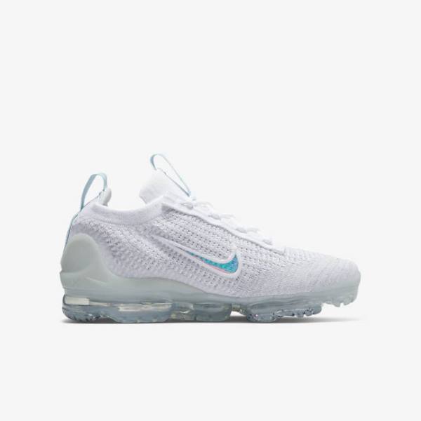 Nike Air VaporMax 2021 FK Older Lasten Tennarit Valkoinen | NK049BDP