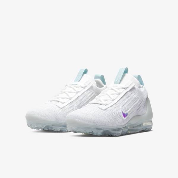 Nike Air VaporMax 2021 FK Older Lasten Tennarit Valkoinen | NK049BDP