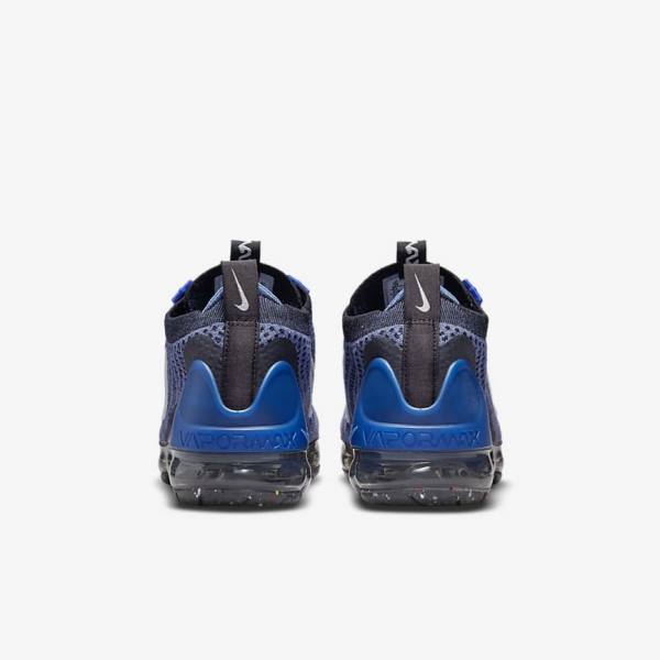 Nike Air VaporMax 2021 FK Older Lasten Tennarit Kuninkaallinen Sininen Valkoinen Tummanharmaat Mustat | NK735RHG