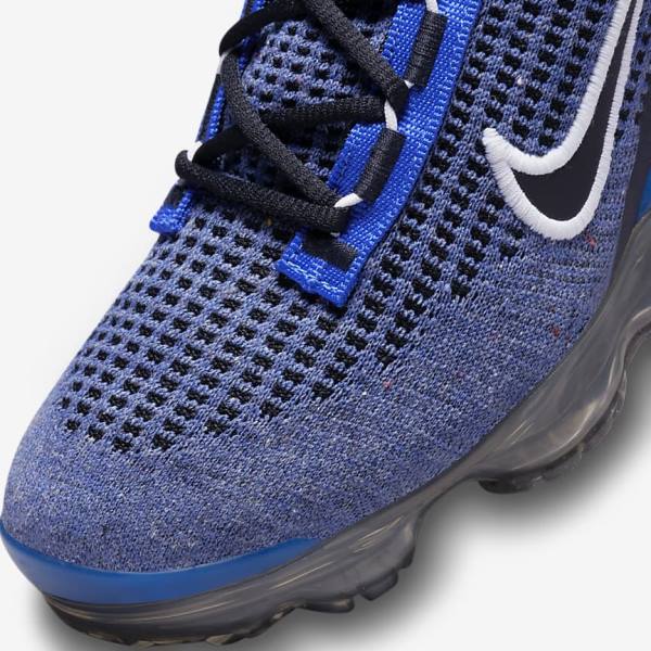 Nike Air VaporMax 2021 FK Older Lasten Tennarit Kuninkaallinen Sininen Valkoinen Tummanharmaat Mustat | NK735RHG