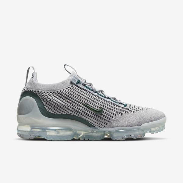 Nike Air VaporMax 2021 FK SE Miesten Tennarit Vaaleanbeige Metal Hopea Tummanturkoosi | NK795ART