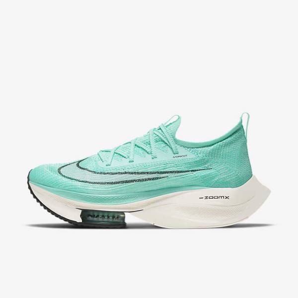 Nike Air Zoom Alphafly NEXT% Flyknit Maantie Racing Miesten Juoksukengät Oranssi Mustat | NK467JRP