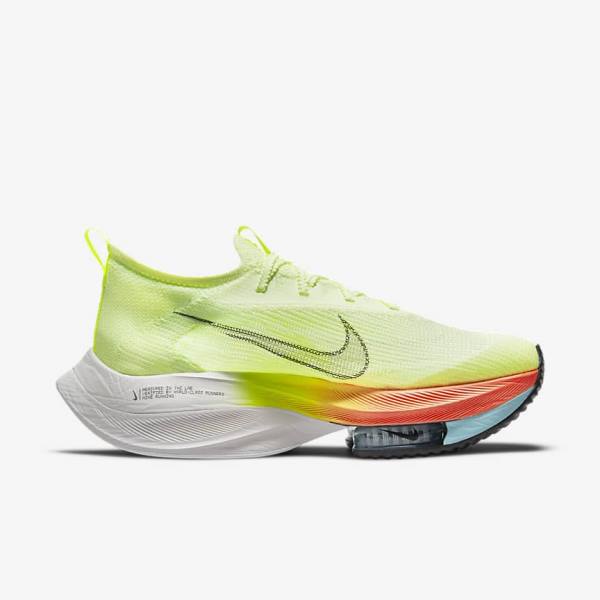 Nike Air Zoom Alphafly NEXT% Flyknit Maantie Racing Miesten Juoksukengät Vaaleanmango Metal Punainen Ruskea Mustat | NK514PNW