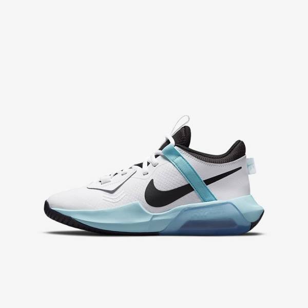 Nike Air Zoom Crossover Older Lasten Koripallokengät Valkoinen Mustat | NK640MTZ