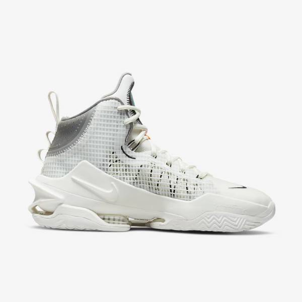 Nike Air Zoom G.T. Jump Miesten Koripallokengät Valkoinen Mustat Valkoinen | NK608GMZ