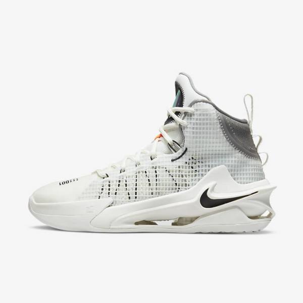 Nike Air Zoom G.T. Jump Miesten Koripallokengät Valkoinen Mustat Valkoinen | NK608GMZ