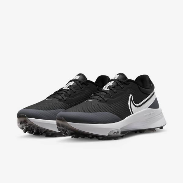 Nike Air Zoom Infinity Tour NEXT% Miesten Golfkengät Mustat Harmaat Turkoosi Valkoinen | NK105RTY