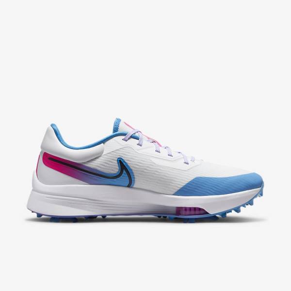 Nike Air Zoom Infinity Tour NEXT% Miesten Golfkengät Valkoinen Sininen Pinkki Mustat | NK572AIC