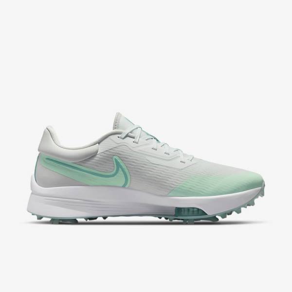 Nike Air Zoom Infinity Tour NEXT% Miesten Golfkengät Valkoinen Minttu Platina Turkoosi | NK607HIC