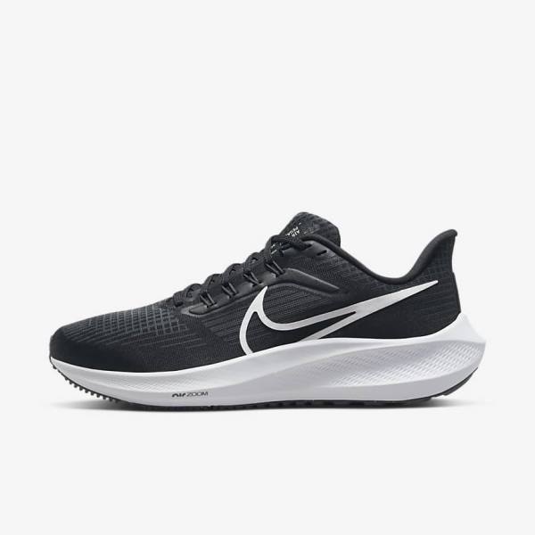 Nike Air Zoom Pegasus 39 Maantie Naisten Juoksukengät Mustat Tummanharmaat Valkoinen | NK148UJO