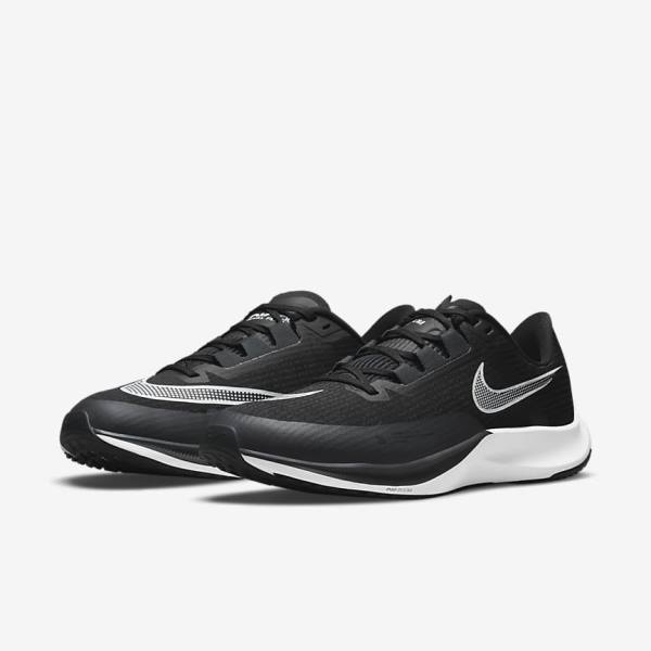 Nike Air Zoom Rival Fly 3 Maantie Racing Miesten Juoksukengät Mustat Tummanharmaat Valkoinen | NK876VOH