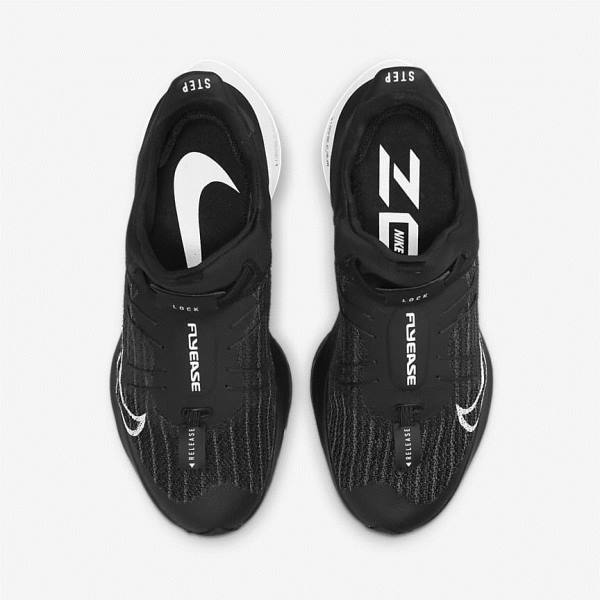 Nike Air Zoom Tempo NEXT% FlyEase Easy On-Off Maantie Miesten Juoksukengät Mustat Valkoinen | NK526RHW