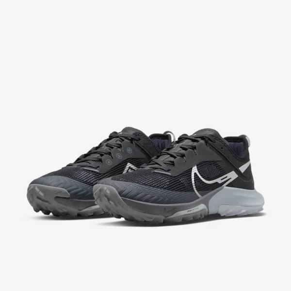 Nike Air Zoom Terra Kiger 8 Trail Naisten Juoksukengät Mustat Tummanharmaat Platina | NK590ZBI