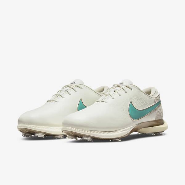 Nike Air Zoom Victory Tour 2 Naisten Golfkengät Valkoinen Vaaleanruskea Turkoosi | NK534MDB