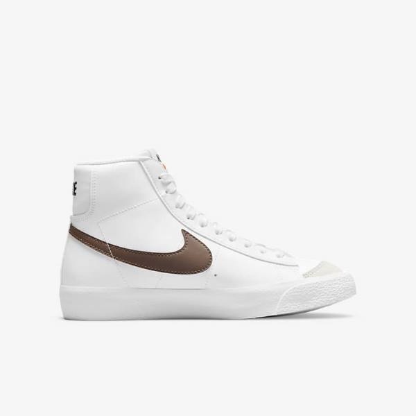 Nike Blazer Mid 77 Older Lasten Tennarit Valkoinen | NK310EJV