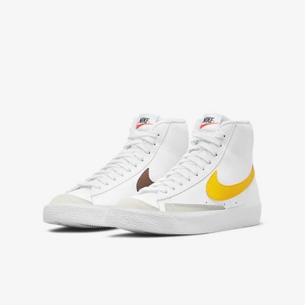 Nike Blazer Mid 77 Older Lasten Tennarit Valkoinen | NK310EJV