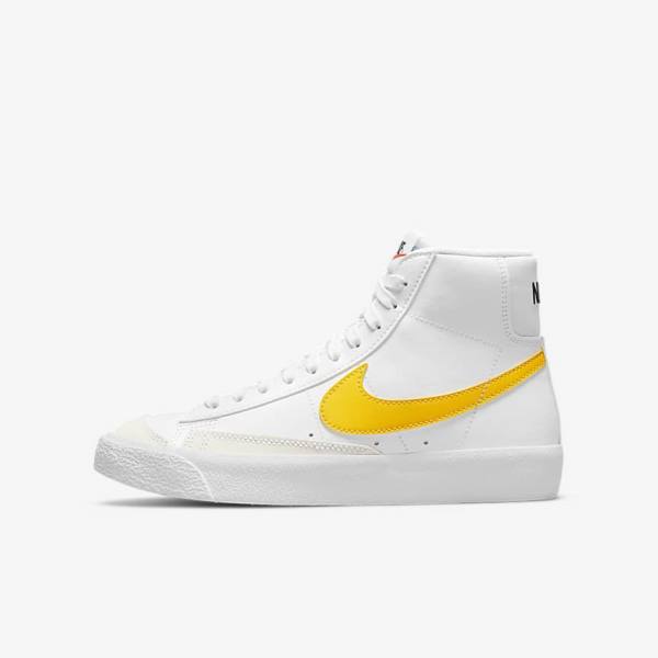 Nike Blazer Mid 77 Older Lasten Tennarit Valkoinen | NK310EJV