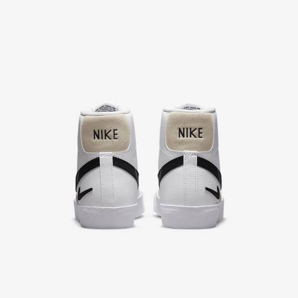 Nike Blazer Older Lasten Tennarit Valkoinen Mustat | NK857OAZ