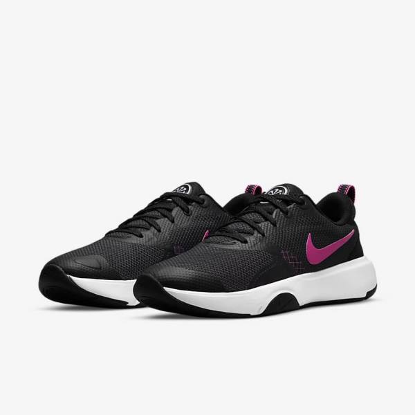 Nike City Rep TR Naisten Treenikengät Mustat Violetit Pinkki | NK470UQI