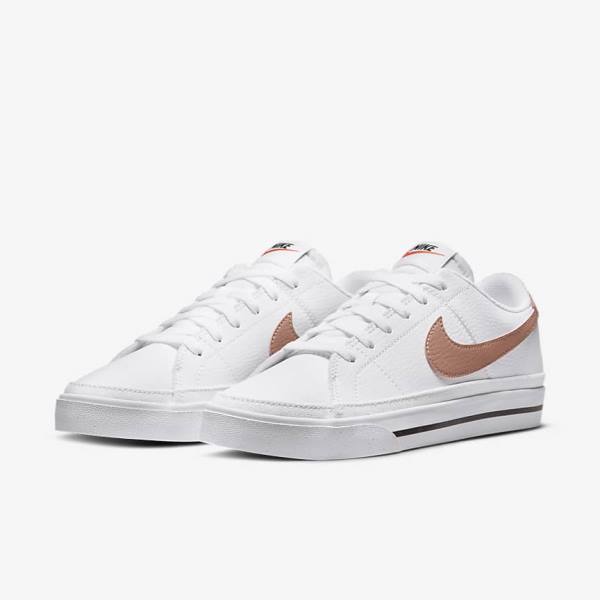 Nike Court Legacy Next Nature Naisten Tennarit Valkoinen Oranssi Mustat Pinkki | NK641HDM