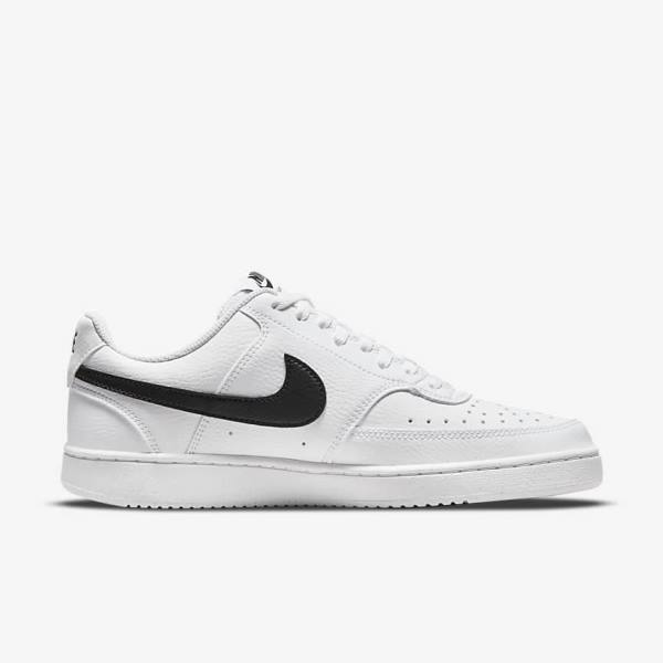 Nike Court Vision Low Next Nature Naisten Tennarit Valkoinen Mustat | NK718ETI