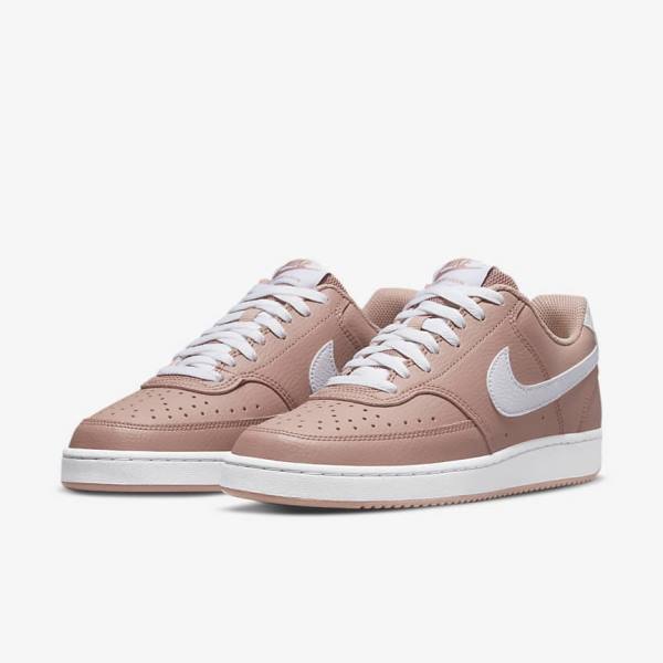 Nike Court Vision Low Next Nature Naisten Tennarit Pinkki Mustat Valkoinen | NK756TRD