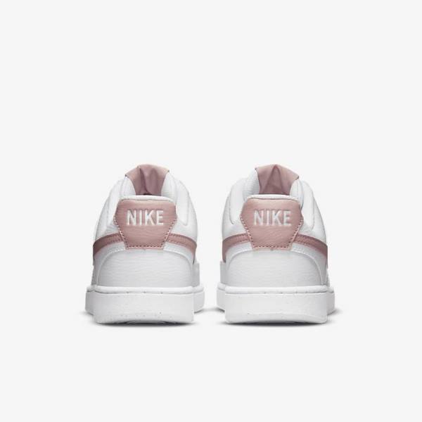 Nike Court Vision Low Next Nature Naisten Tennarit Valkoinen Pinkki | NK839MVO